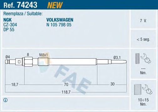 VELA INC.VAG 2.0 TDI 7 V